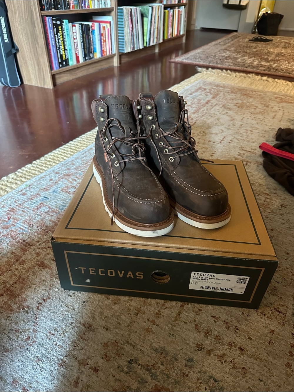 Tecovas Espresso Work Boots